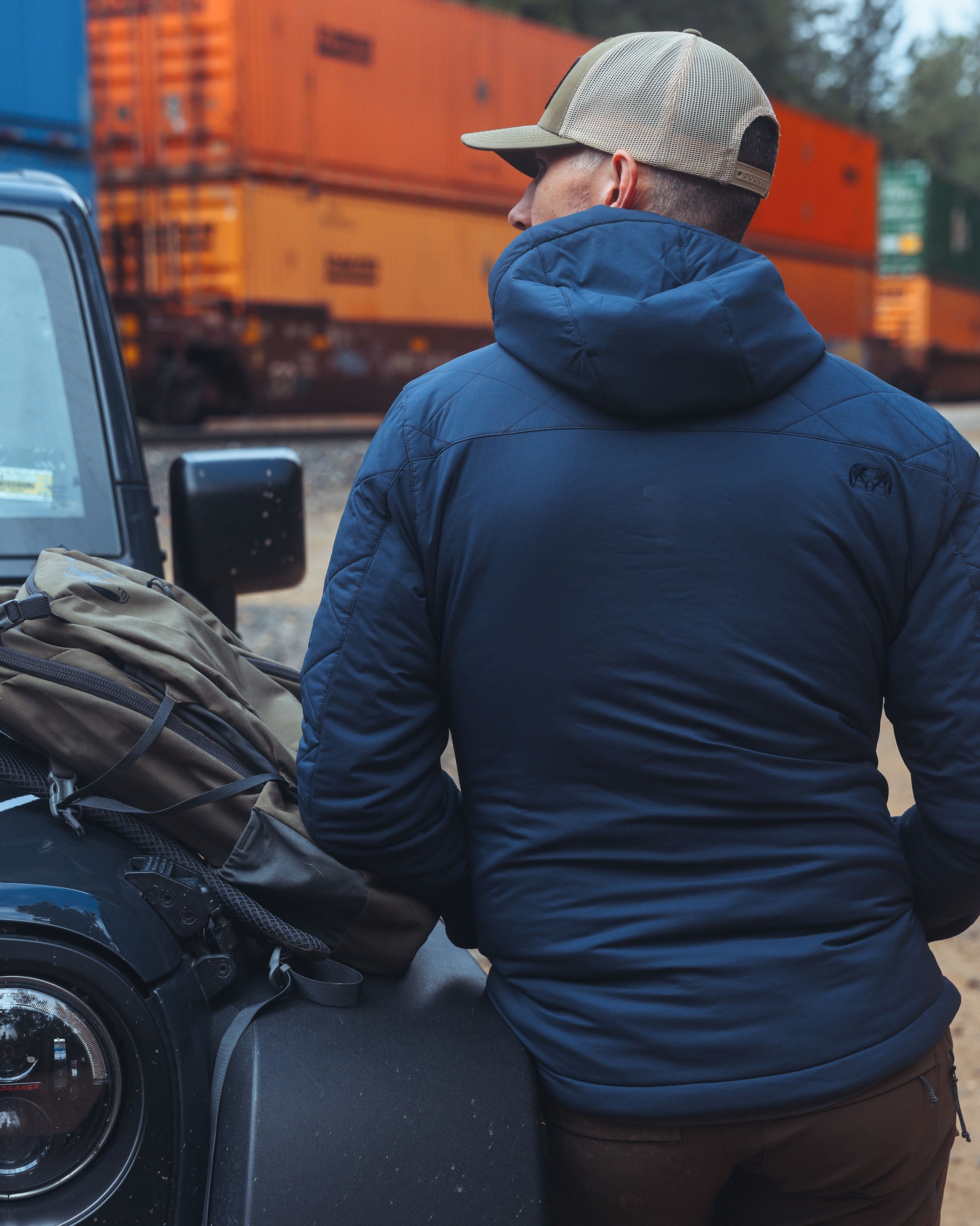 Outlet Granby Hooded Jacket | Bourbon - Image 6