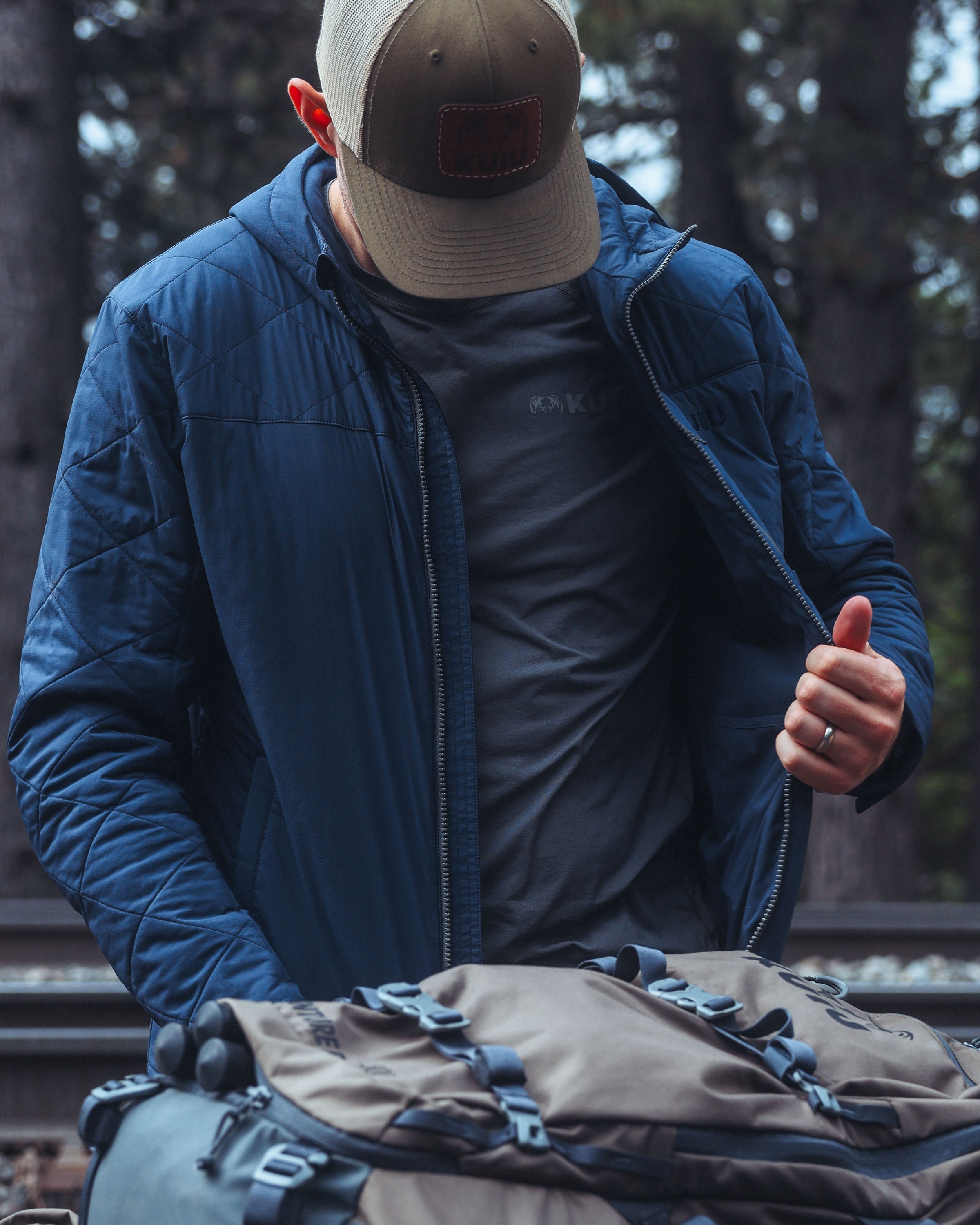 Outlet Granby Hooded Jacket | Bourbon - Image 5