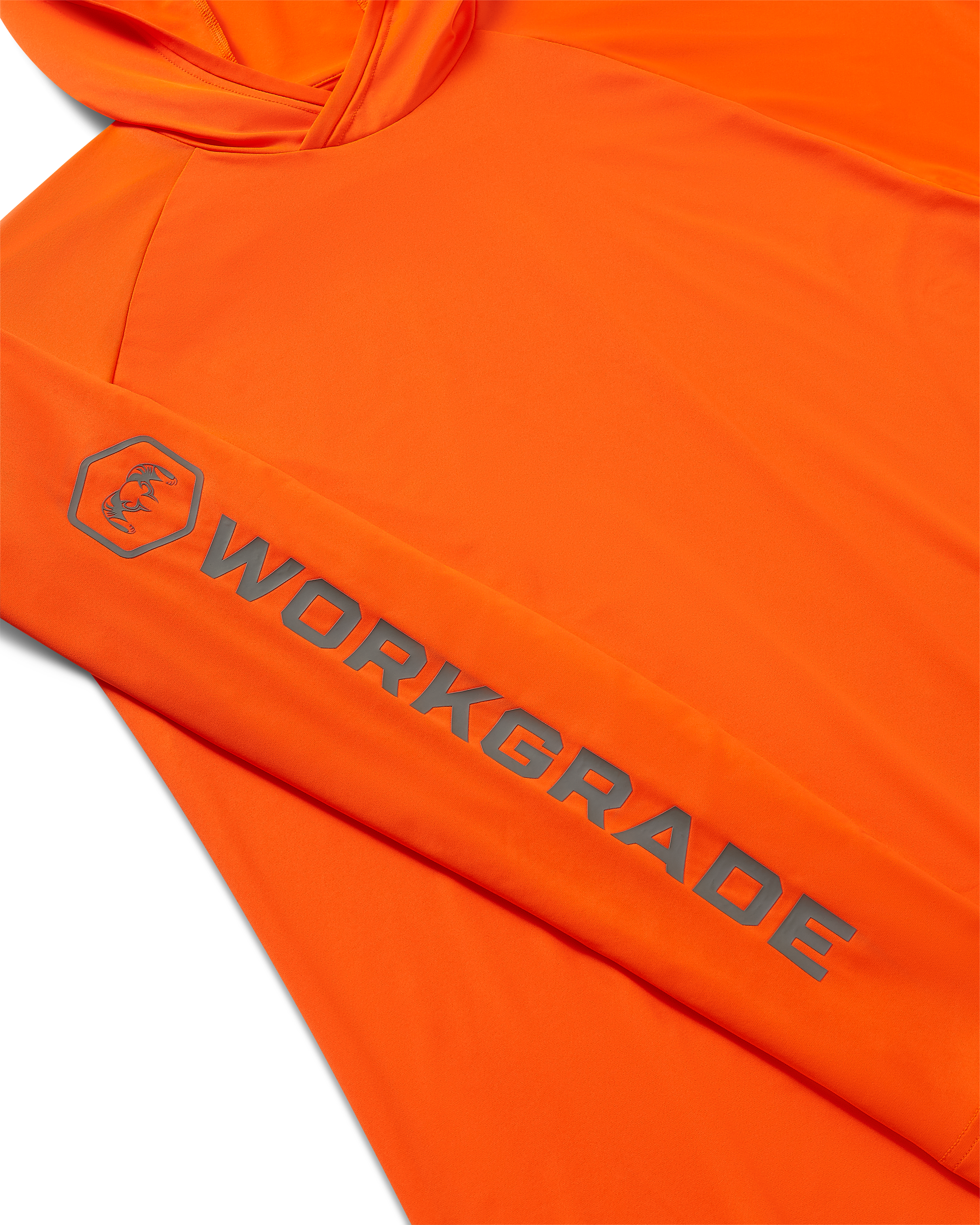 Alternative view of Workgrade Sun Hoodie | Blaze Orange