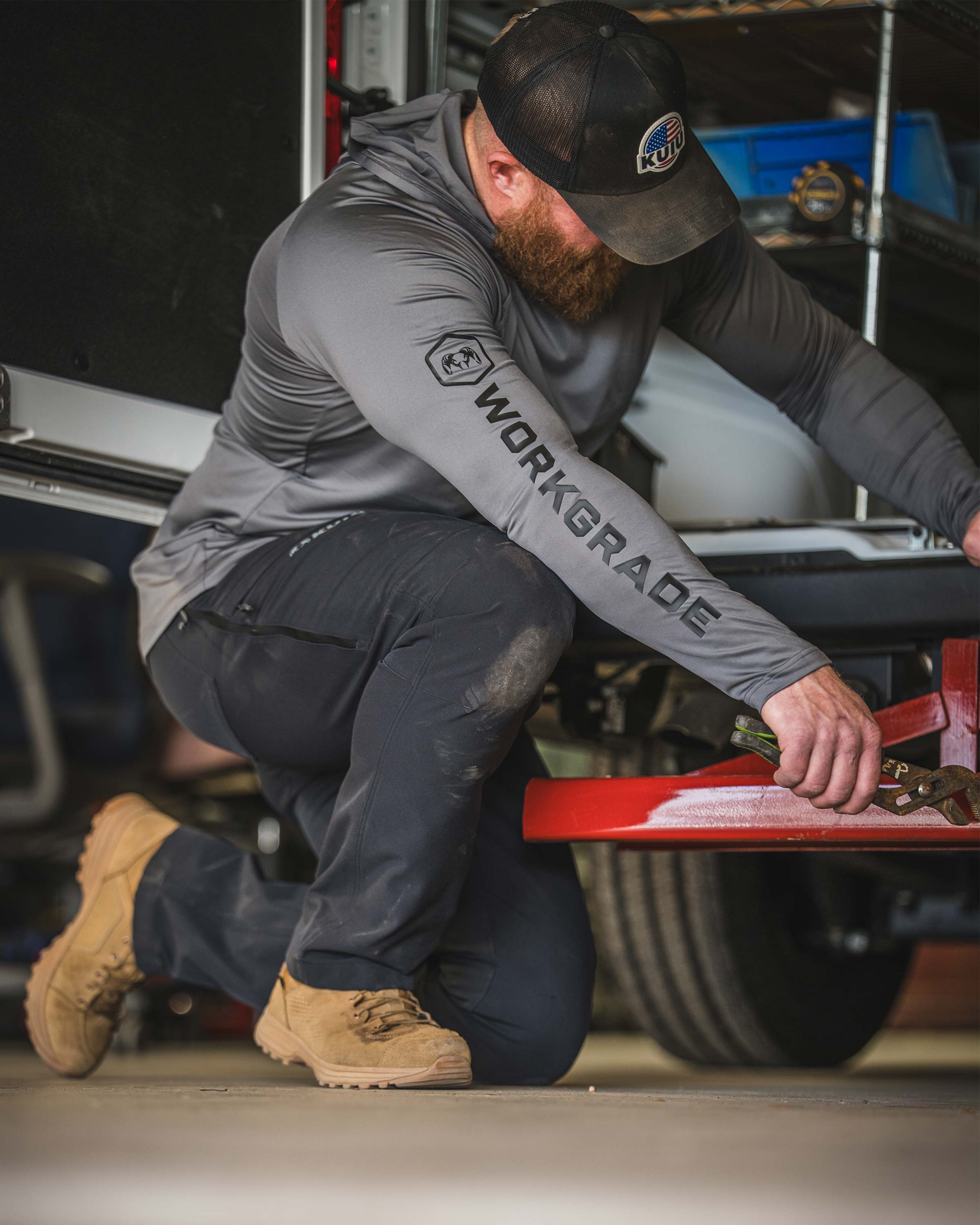 Workgrade Sun Hoodie | Castle Rock - Image 4