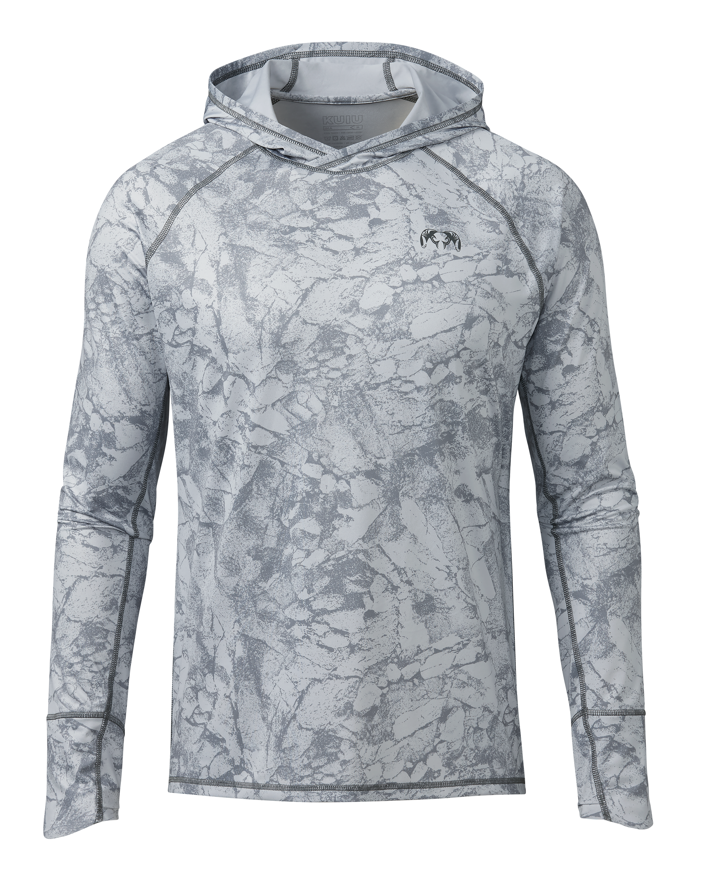 Gila LS Hoodie Gritstone | Lunar Gritstone