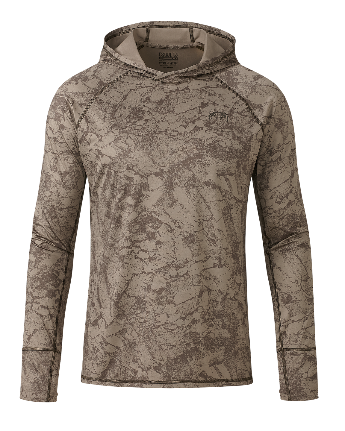 Gila LS Hoodie Gritstone | Silt Gritstone