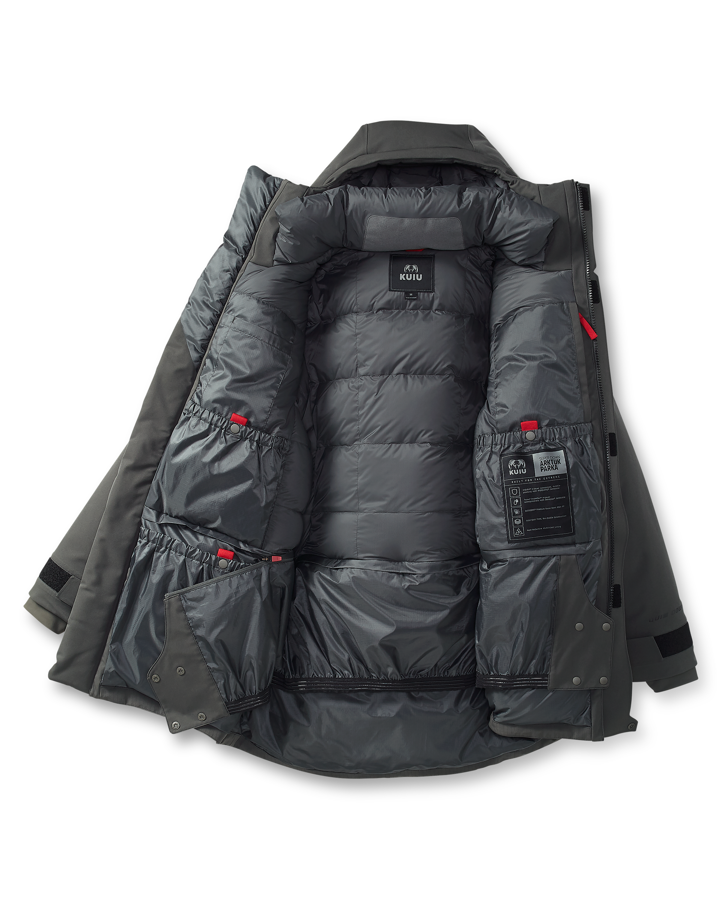 Super Down Arktuk Parka | Asphalt - Image 5