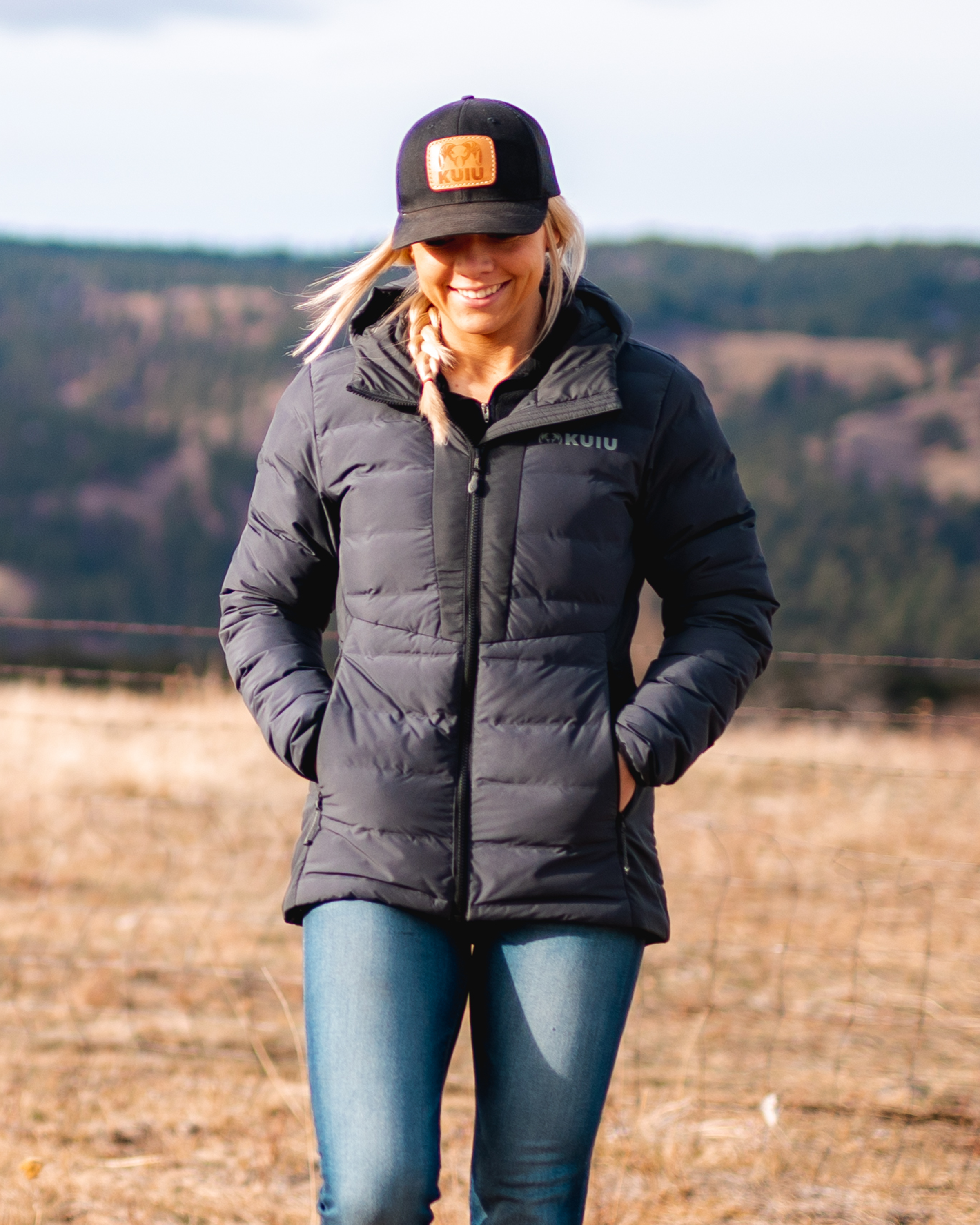 Women's Elements Hooded Jacket | Gunmetal - Image 3